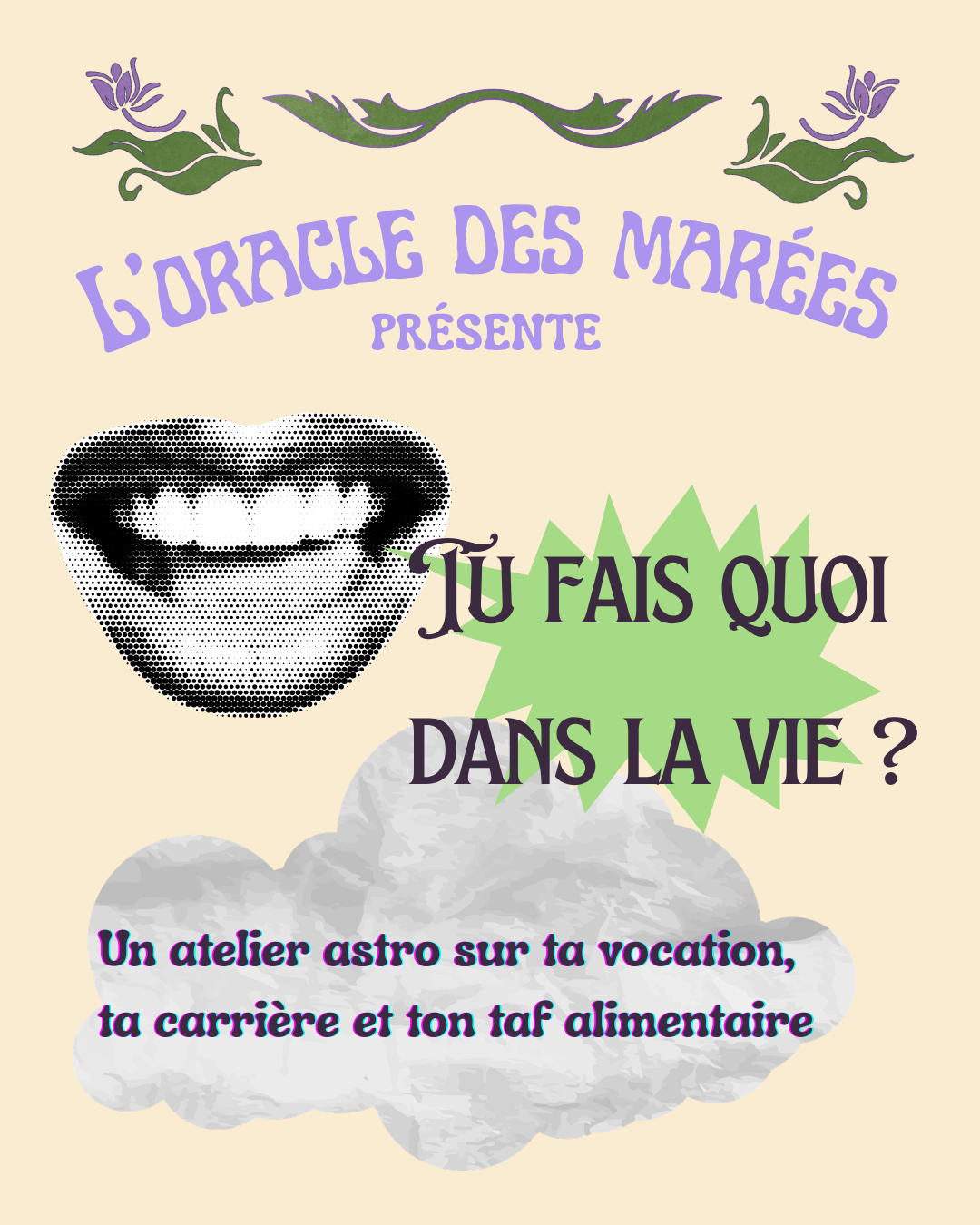 Tu fais quoi dans la vie ? atelier astro carrière